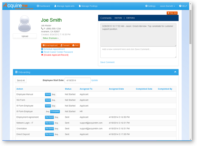 Applicant Tracking Software by AcquireTM | Applicant Tracking Software ...